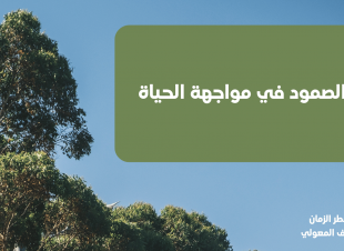 الصمود في مواجهة الحياة